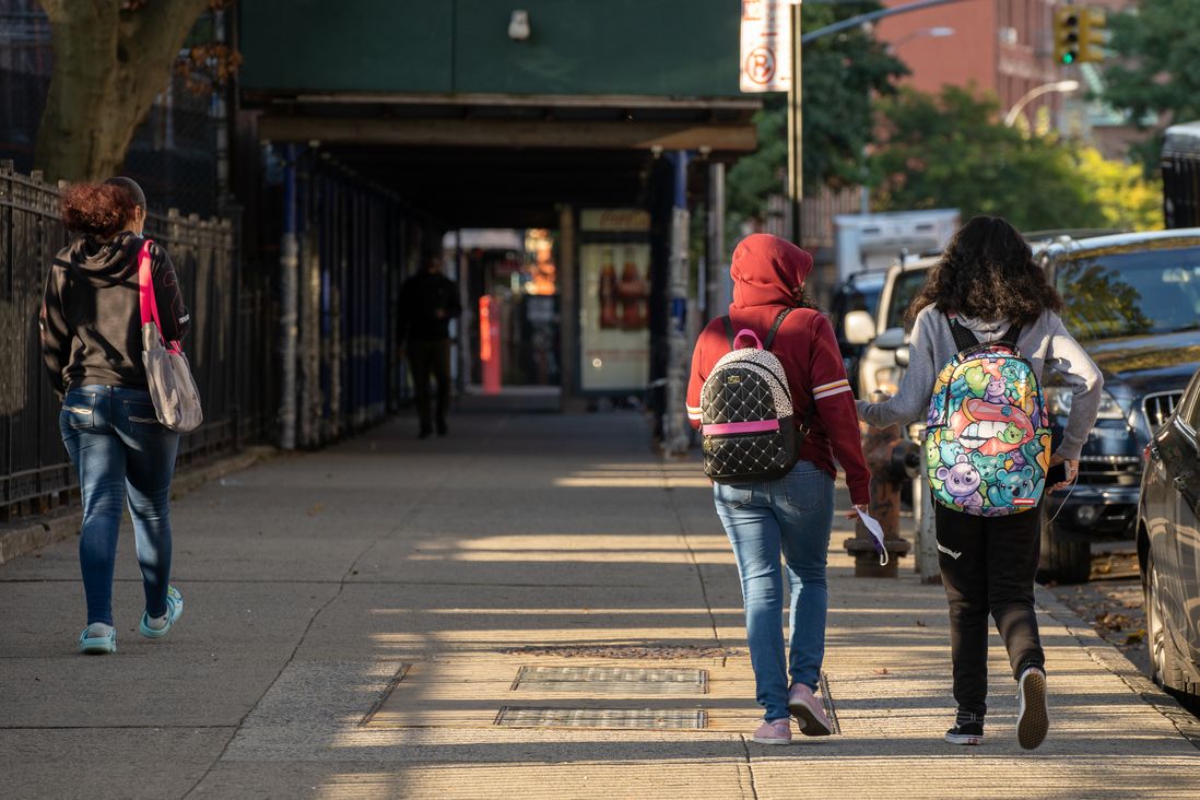 Students return to their schools in Bronx